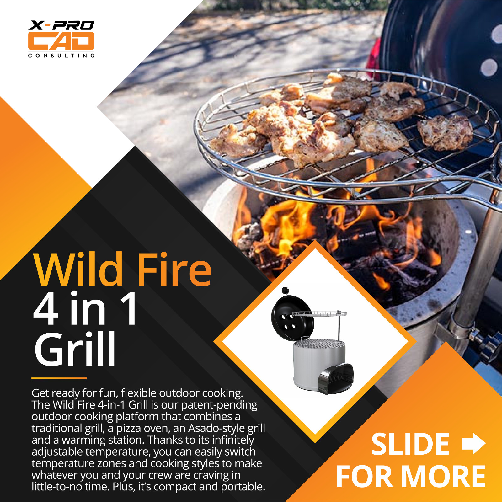 Wild Fire 4 In 1 Grill